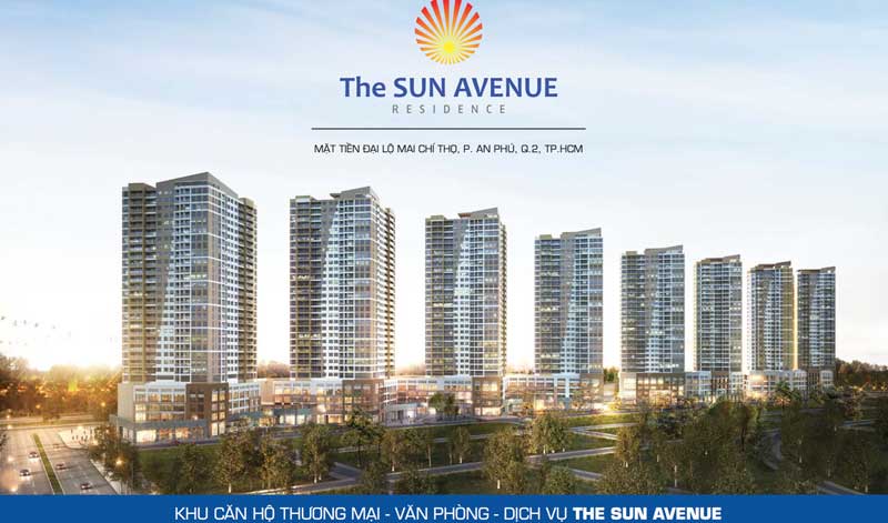 KHÔNG GIAN SỐNG HOÀN HẢO TẠI THE SUN AVENUE