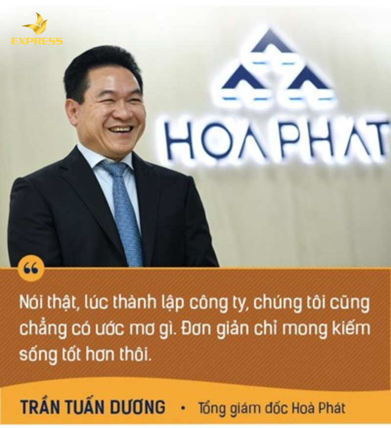 Trần Tuấn Dương - ngọn hải đăng dẫn đường cho Hòa Phát “ bách chiến bách thắng”.